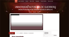 Desktop Screenshot of derechoacapulco-uagro.com.mx